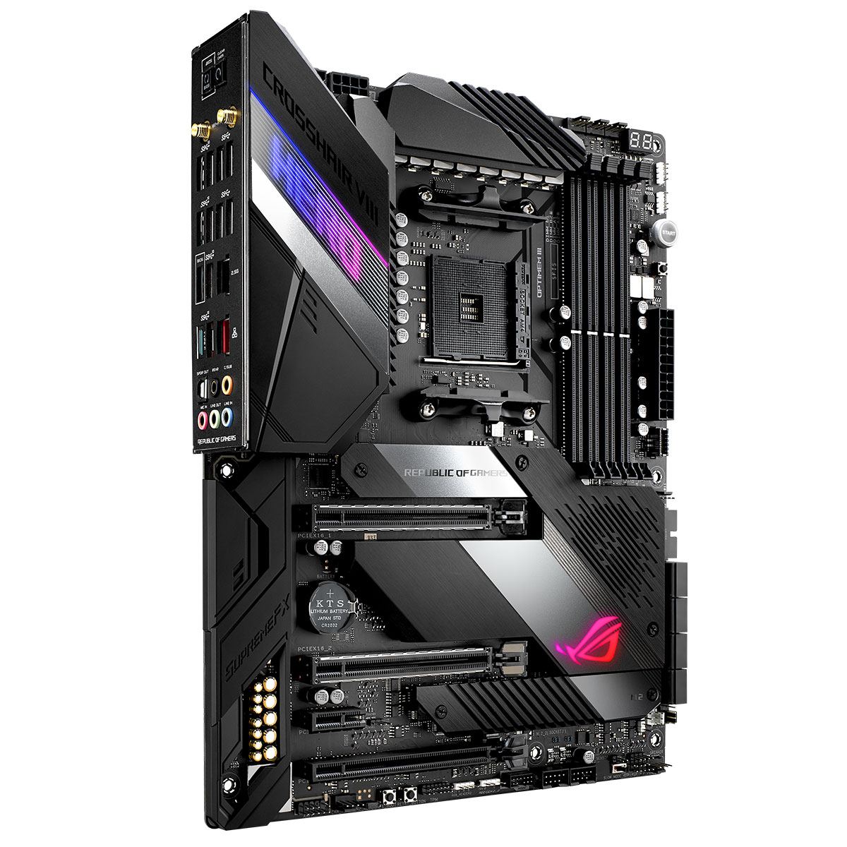 ASUS ROG CROSSHAIR VIII HERO (WI-FI) X570 Gaming Motherboard