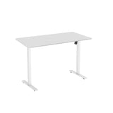 Lumi Commercial Grade Single-Motor Sit-Stand 1200x600mm Desk  - White