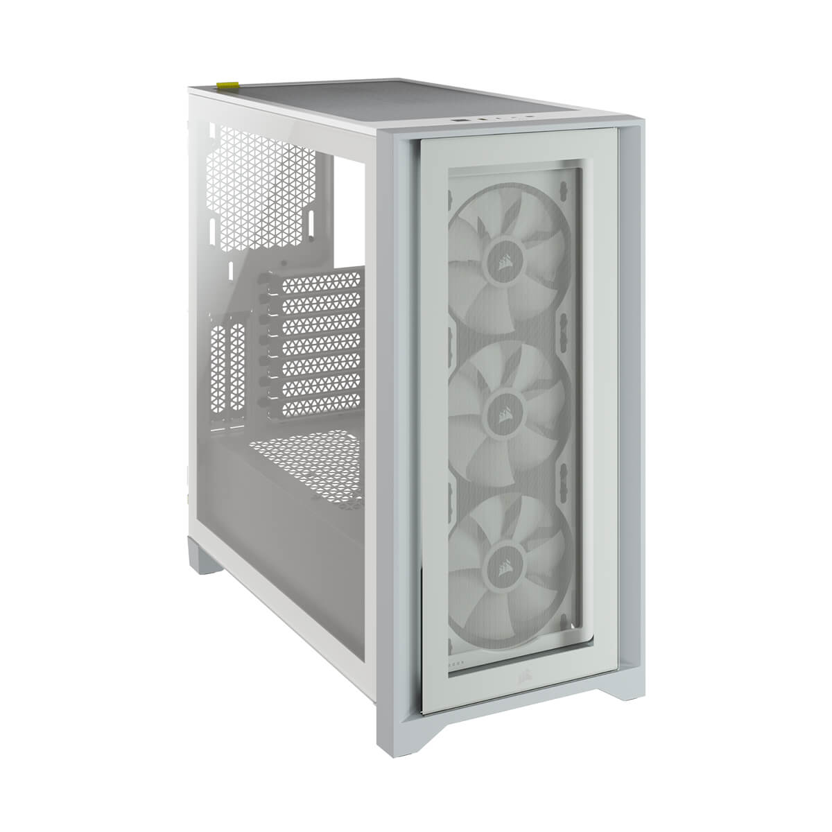 Corsair iCUE 4000X RGB Tempered Glass Mid-Tower Case - White