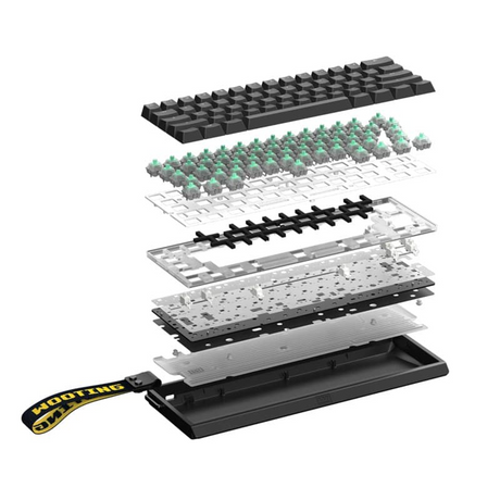 Wooting 60HE V2 60% Wired Hall-Effect Gaming Keyboard Black