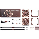 Noctua NF-A12x25 G2 PWM Sx2-PP 140mm 1500rpm Cooling Fan - Twin Pack