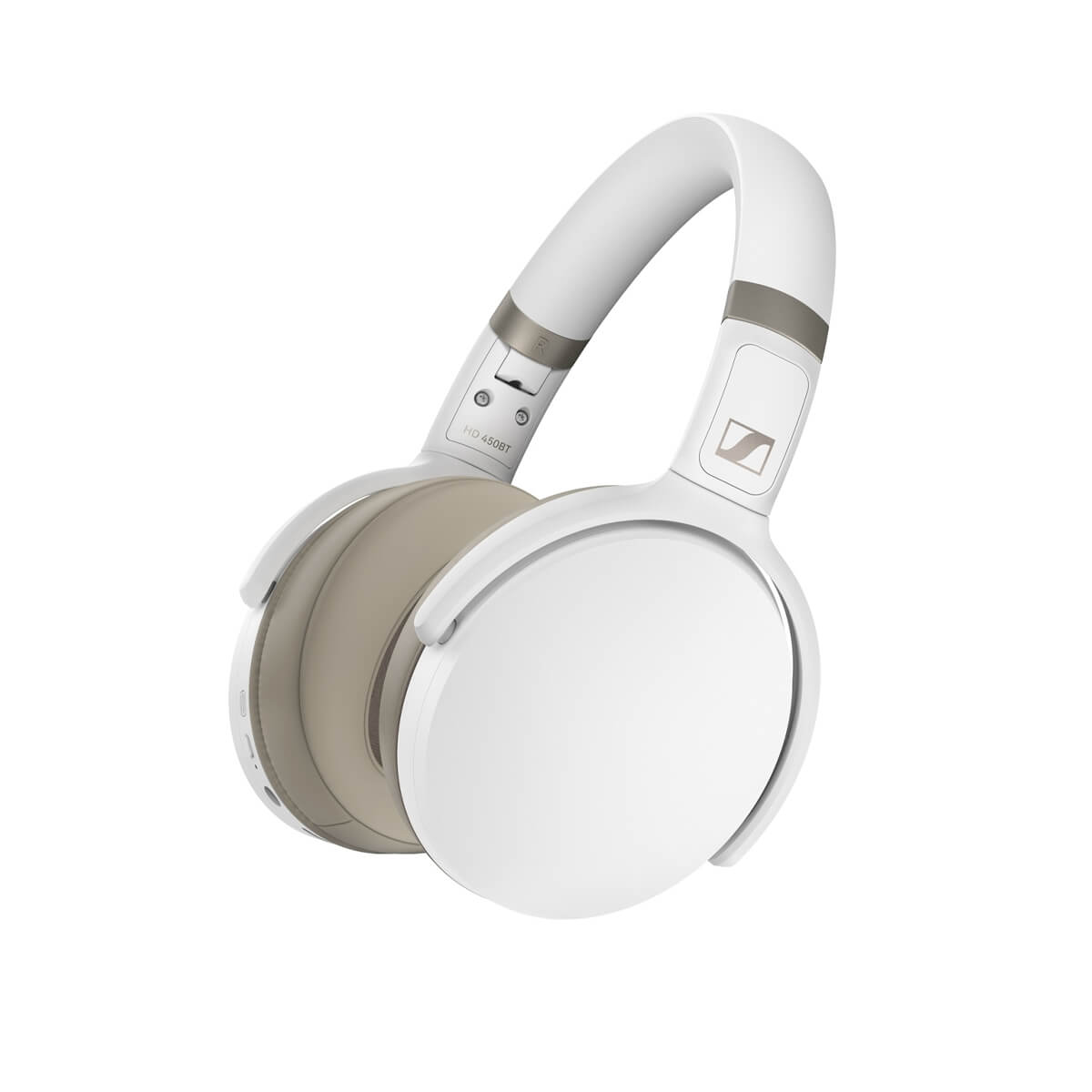 Sennheiser HD 450BT Bluetooth Noise Cancelling Headphones - White