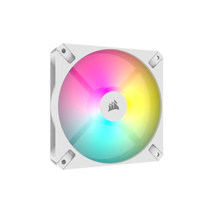 Corsair AR120 White, 120mm iCUE RGB Fan, ARGB-compatible, Single Pack