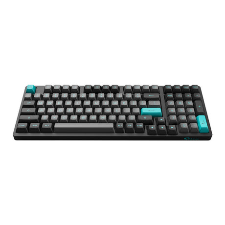 Akko 3098N Black & Cyan Wireless Keyboard RGB Backlighting Hot-Swappable keys TTC Brown Switch