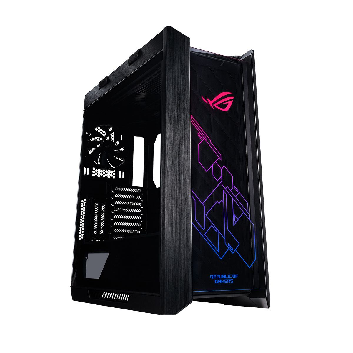 ASUS ROG Strix Helios Tempered Glass Mid-Tower Chassis - Black