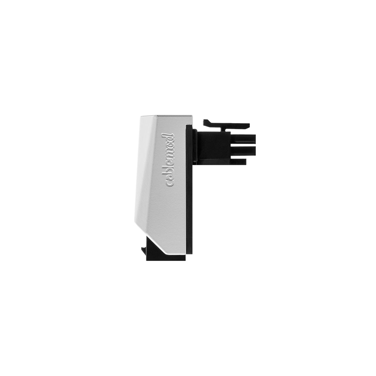 CableMod 12VHPWR 90 Degree Angled Adapter - Variant A - White