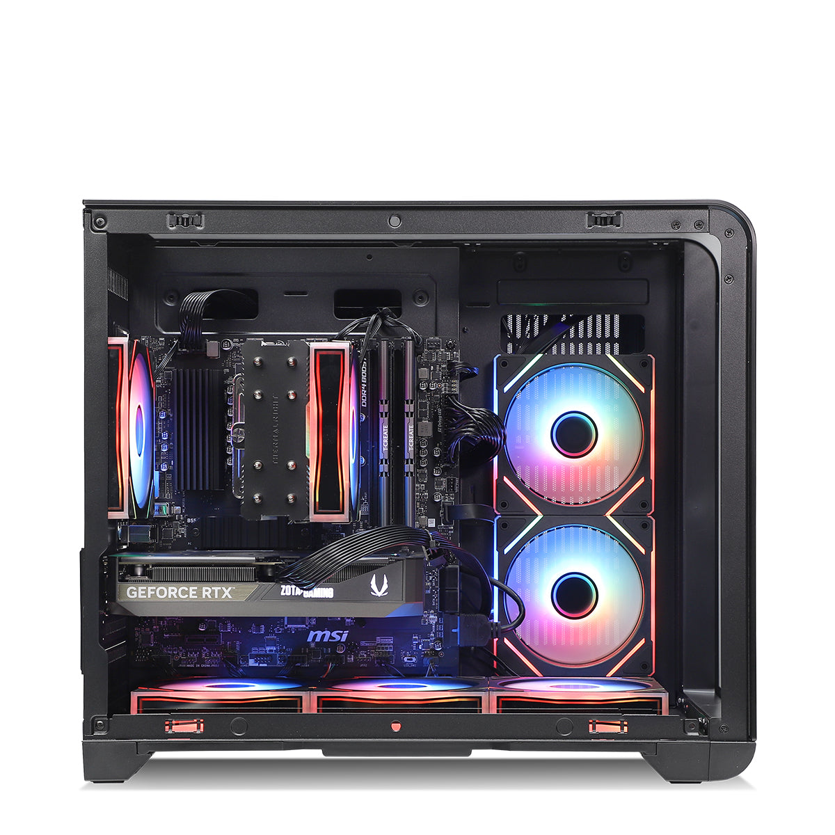 Singularity RTX 5060 Ti 8GB Ryzen 5 5600X EVO Gaming PC - BLACK