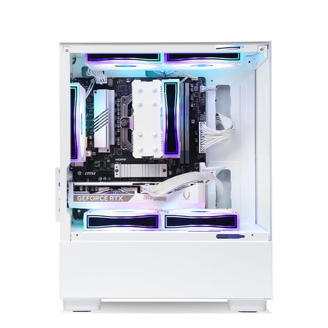 Qubit NEX RTX 5060 Ryzen 5 5600 Gaming PC - WHITE