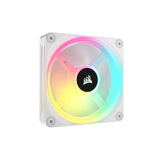 Corsair iCUE LINK QX120 RGB 120mm Magnetic Dome RGB Fan, Quad Fan Kit - White