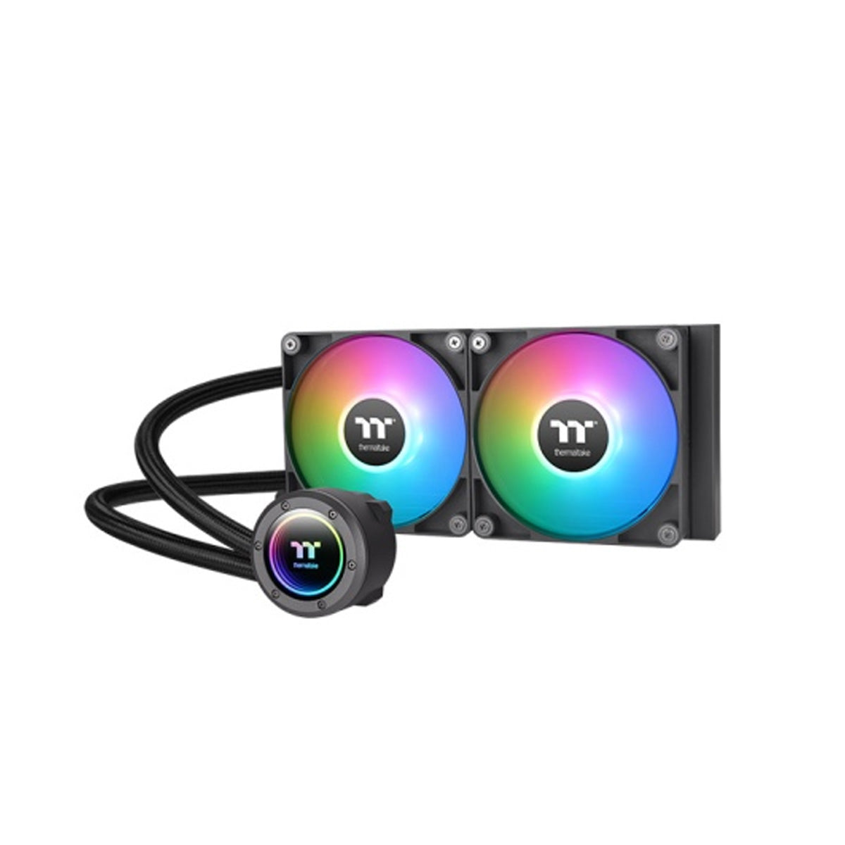 Thermaltake TH240 V2 240mm ARGB AIO Liquid CPU Cooler - Black