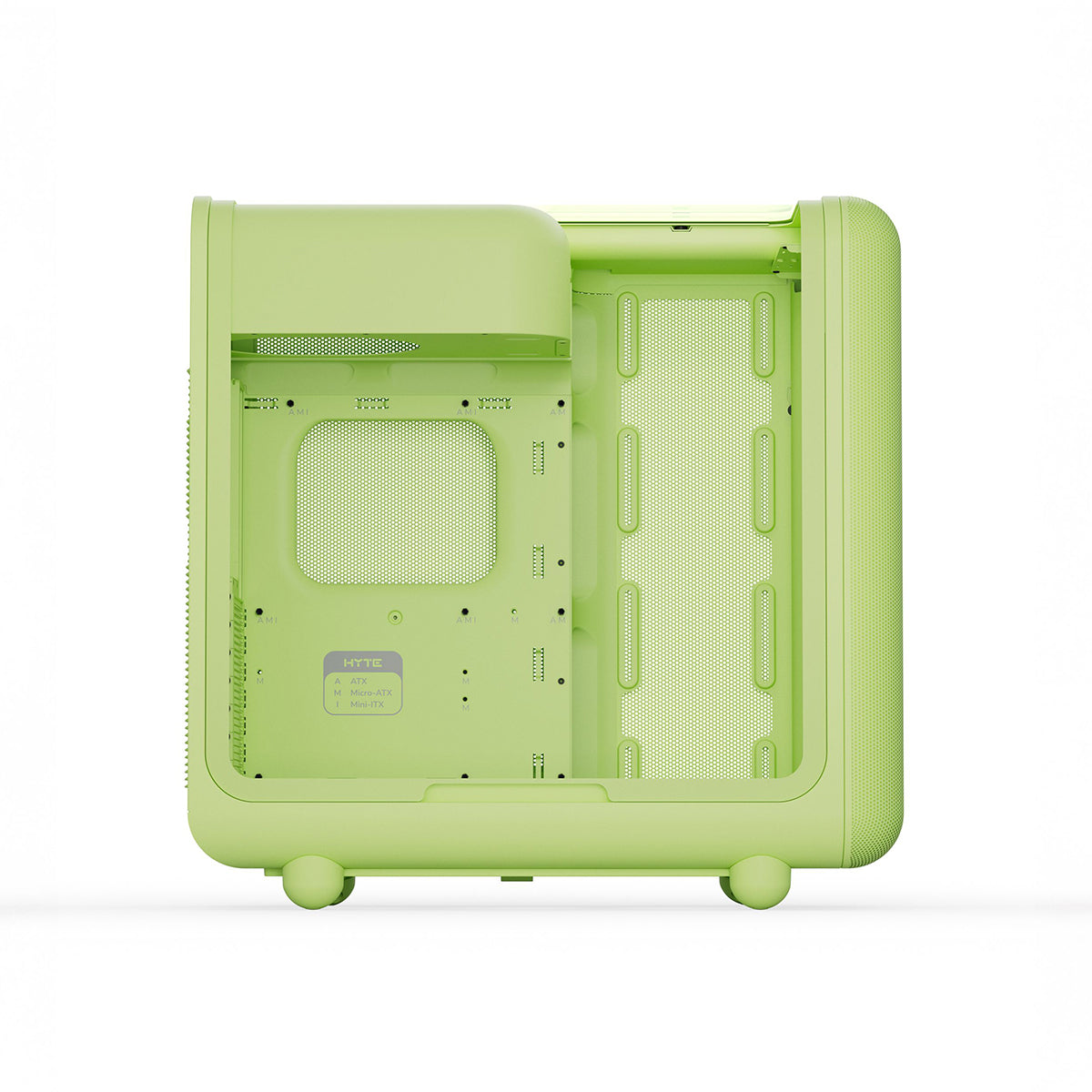Hyte X50 Tempered Glass ATX Mid Tower Case - Matcha Milk