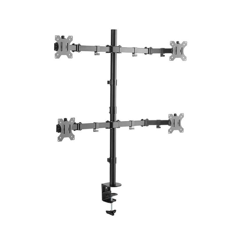 Brateck Lumi LDT30-C048 17"-32" Quad Monitor Desk Mount