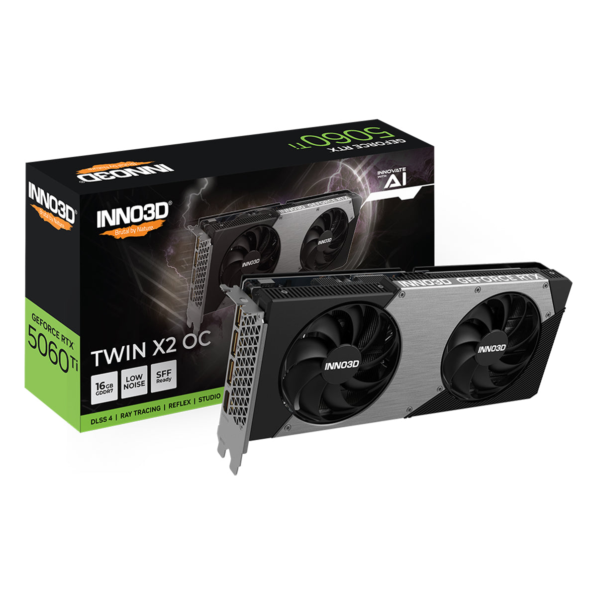 INNO3D GeForce RTX 5060 Ti TWIN X2 OC 16GB Graphics Card
