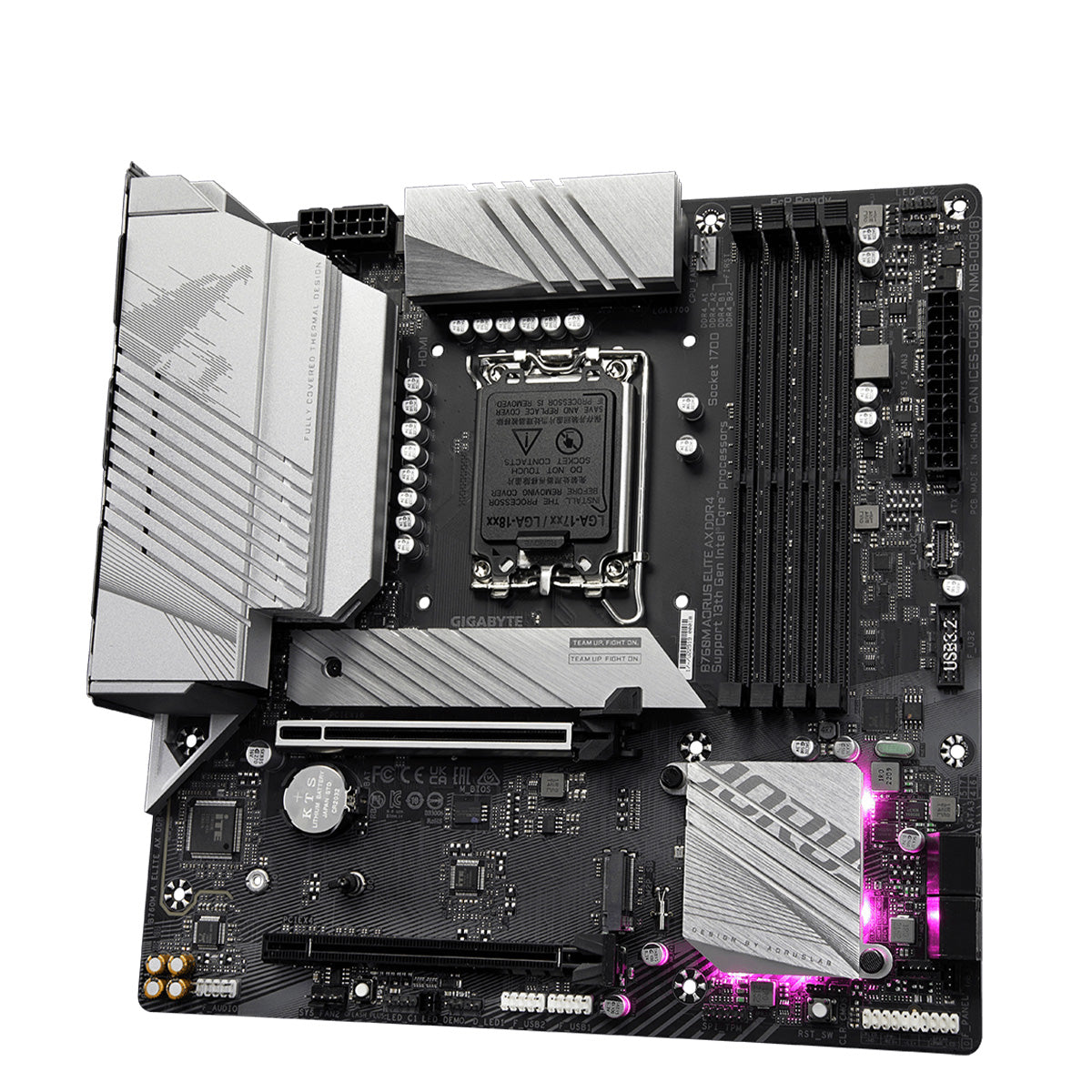 Gigabyte B760M AORUS ELITE AX DDR4 Gaming mATX Motherboard