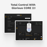 Glorious Model O 2 Mini Wired Gaming Mouse - White