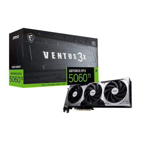 MSI GeForce RTX 5060 Ti VENTUS 3X OC 16GB Graphics Card