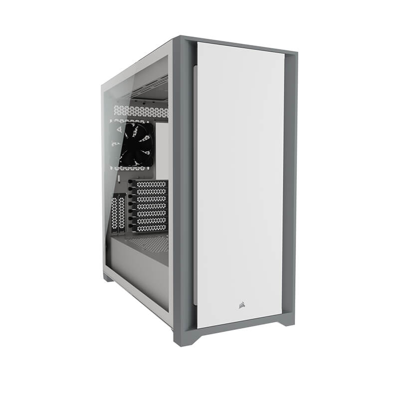 Corsair 5000D Tempered Glass Mid-Tower Case White – Computer Lounge - Main Image