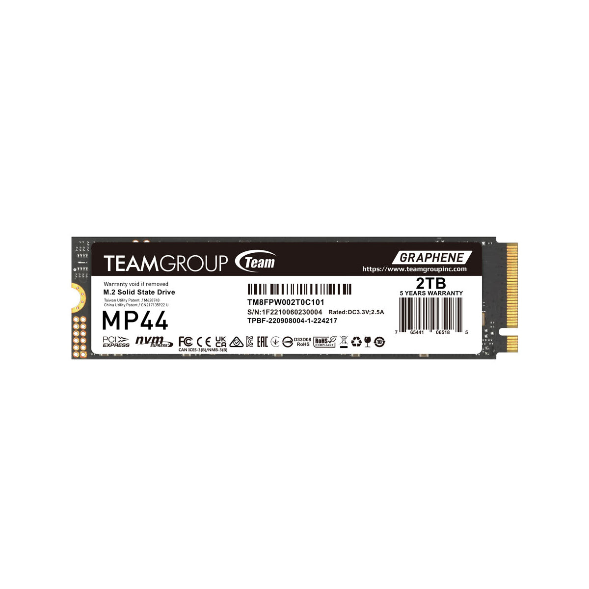 TeamGroup MP44 2TB M.2 Gen4 NVMe SSD