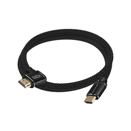 PROMATE 4K HDMI 2.0 Gold Plated Braided Right Angle Cable - 3M