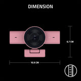 Razer Kiyo V2 X 1080P60 Streaming and Content Creation Webcam - Quartz