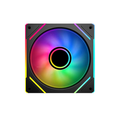 Sama YF1203I ARGB 120mm Infinity Mirror Reversed Fan OEM - Black