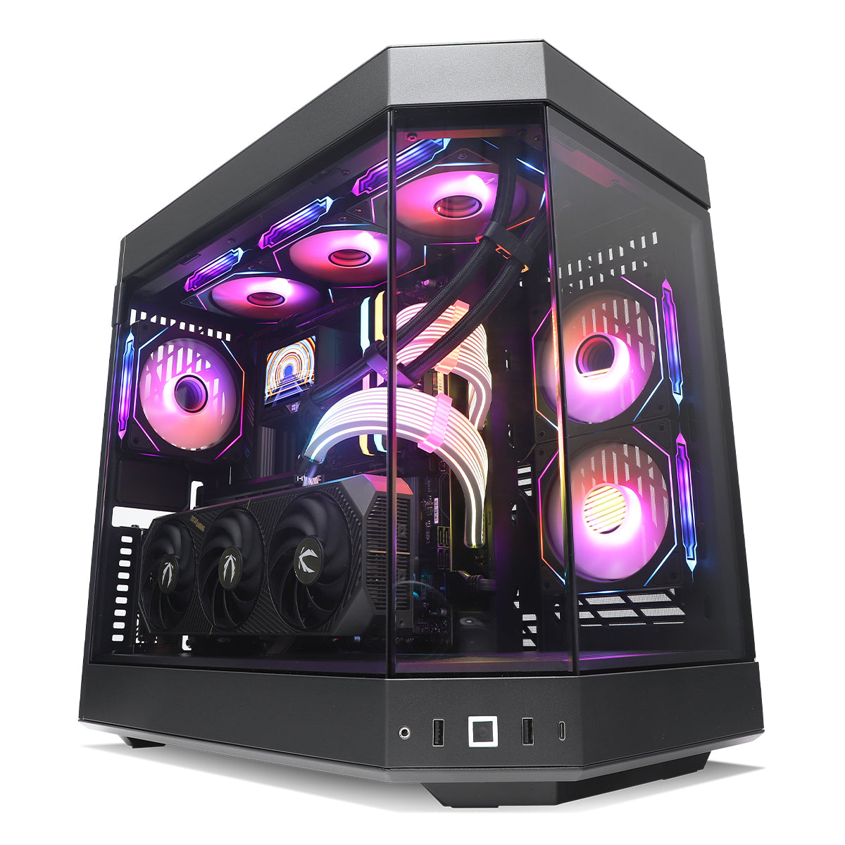 Abyssal RTX 5070 Ti Ryzen 7 9800X3D Gaming PC - BLACK