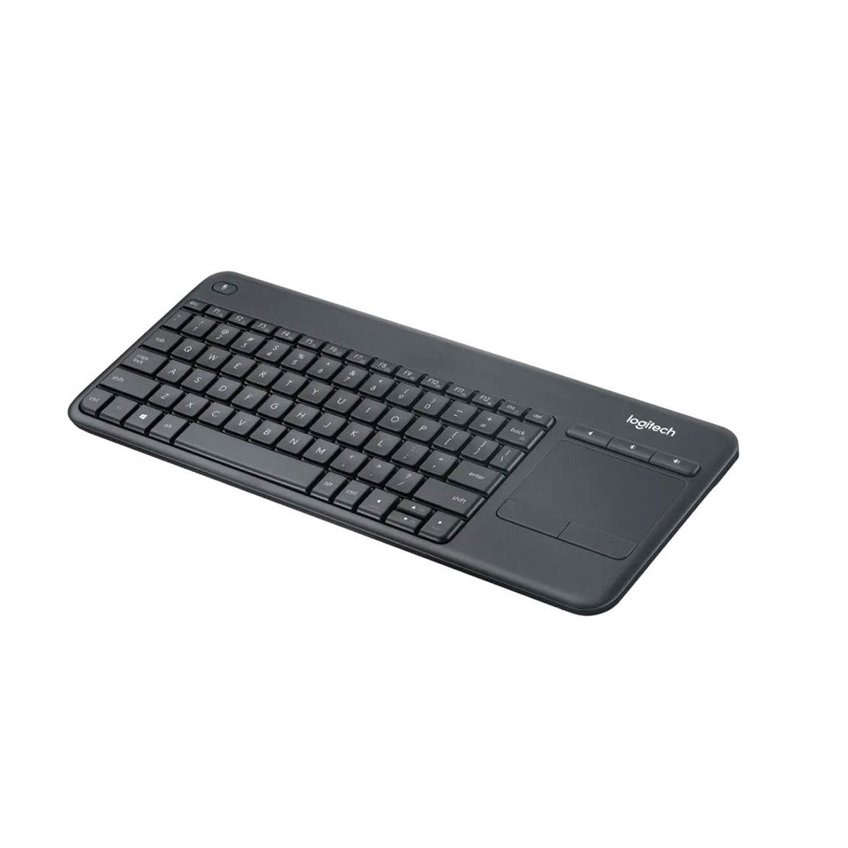 Logitech K400 Plus TV Wireless Touch Keyboard - Black