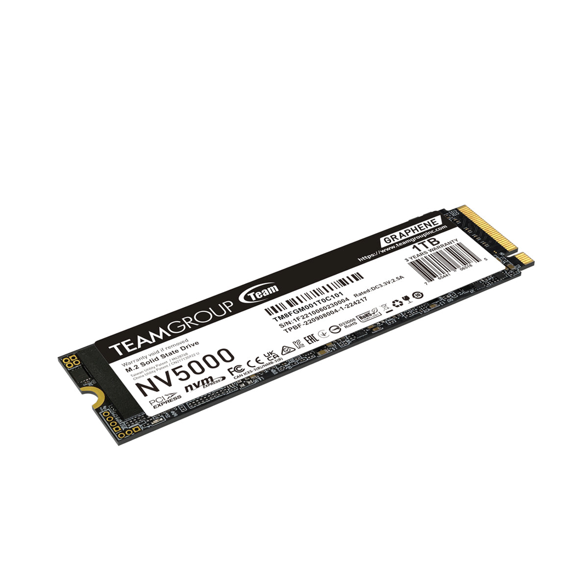 TeamGroup NV5000 1TB M.2 Gen4 NVMe SSD
