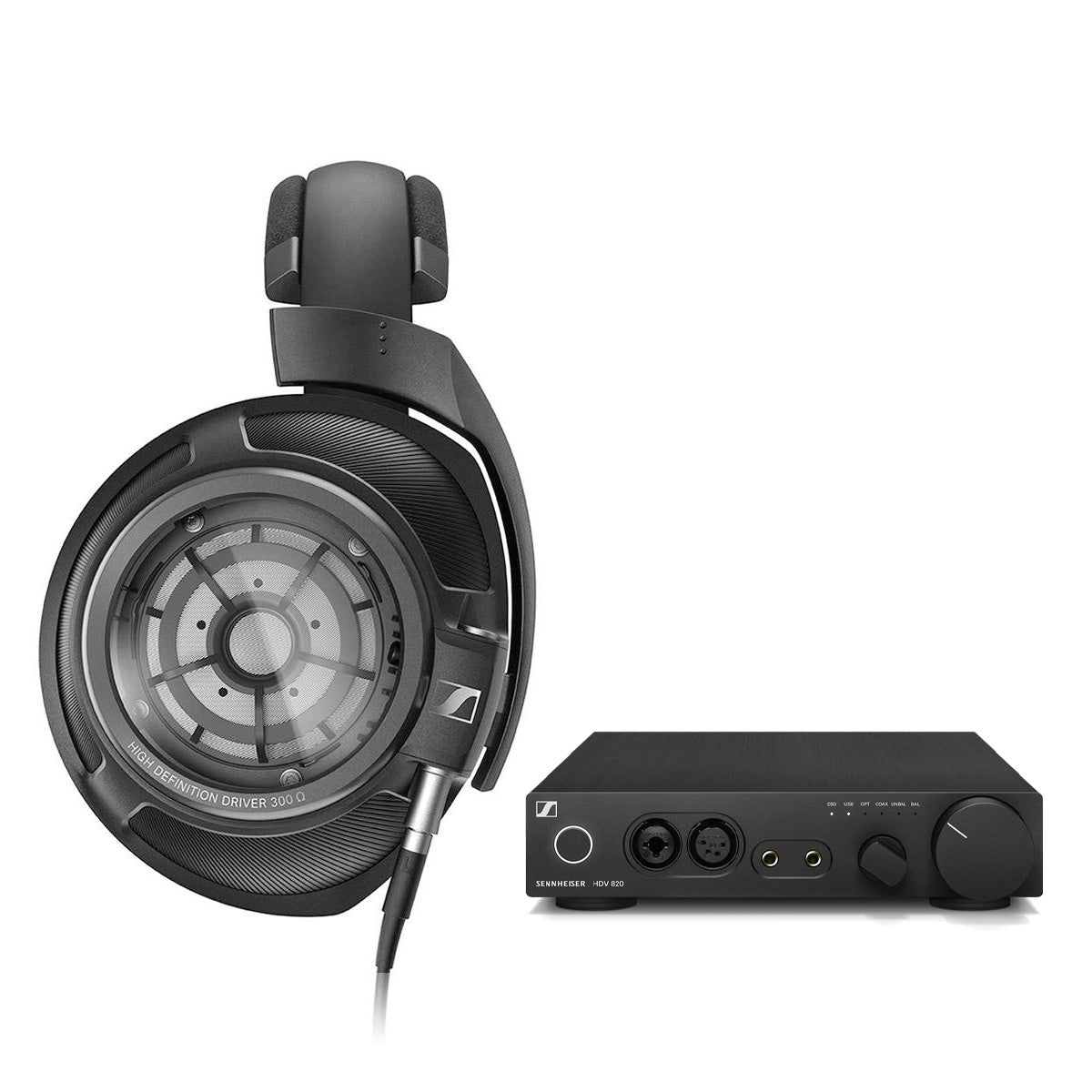 Sennheiser HD820 Headphones + HDV820 Headphone Amplifier 