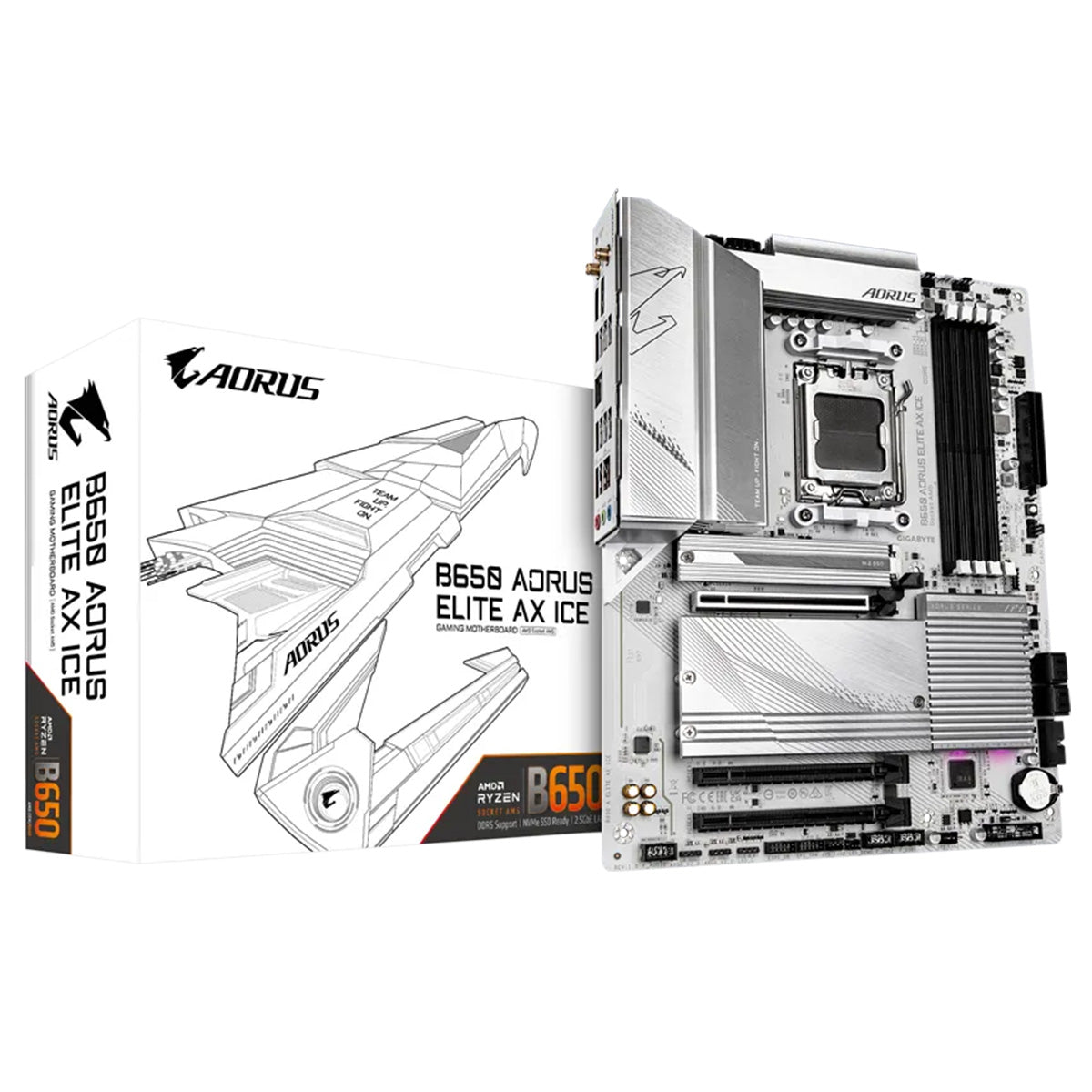 Gigabyte B650 AORUS ELITE AX ICE Gaming Motherboard