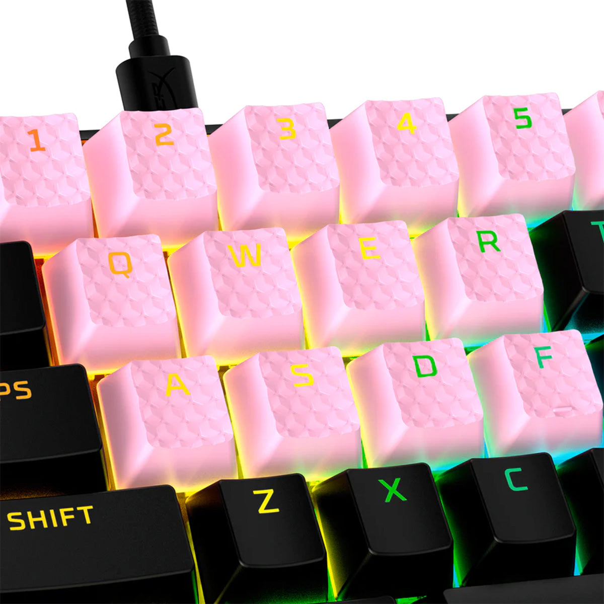 HYPERX Keycaps - Rubber - Pink [US]