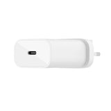 Belkin 25W PPS USB-C PD Wall Charger with 1m C-C PVC Cable - White