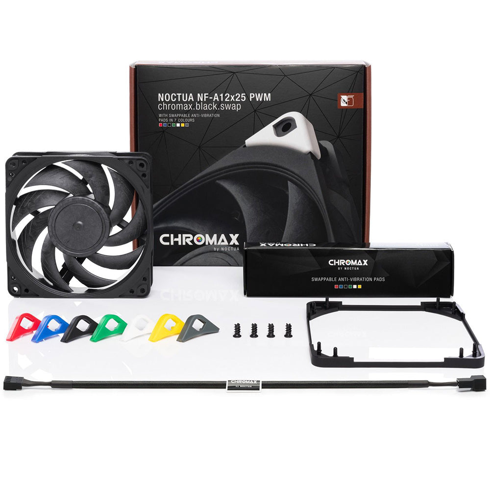 Noctua NF-A12X25 PWM Chromax Black Sterrox LCP 120mm 2000rpm