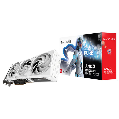 SAPPHIRE Radeon RX 9070 XT PURE 16GB Graphics Card