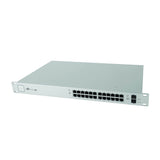 Ubiquiti UniFi Switch US-24-250W 24-Port Gigabit Managed PoE+ Switch with 24 x PoE/PoE+ (Max 250W) and 2 x SFP