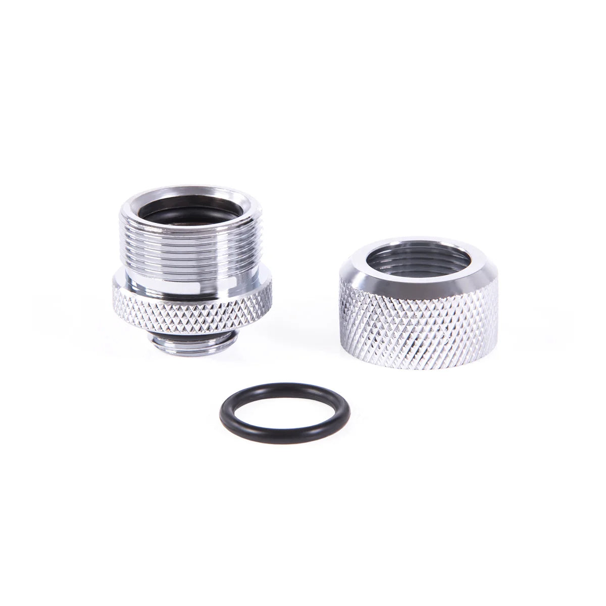 Alphacool Eiszapfen 14mm Hard Tube Compression Fitting Six Pack - Chrome