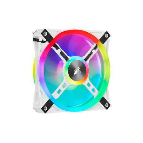 Corsair iCUE QL120 RGB 120MM RGB LED Fan - White Single Pack