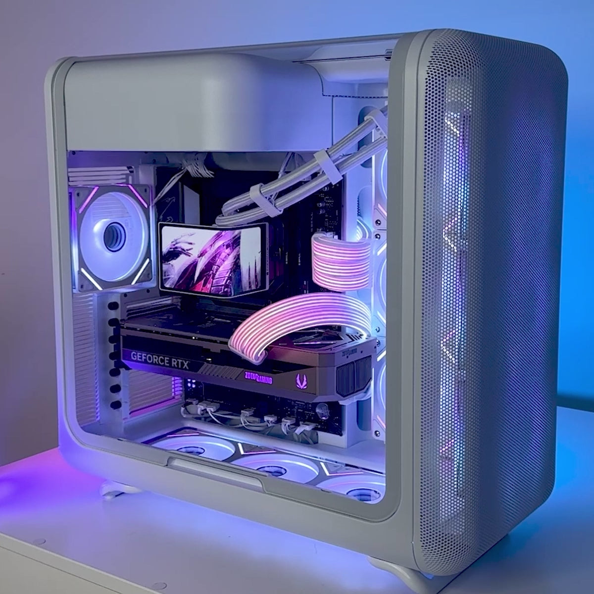 Spheron RTX 5080 Ryzen 7 9800X3D Gaming PC -White